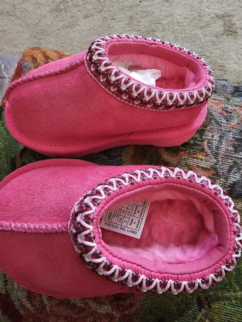 UGG plush slippers